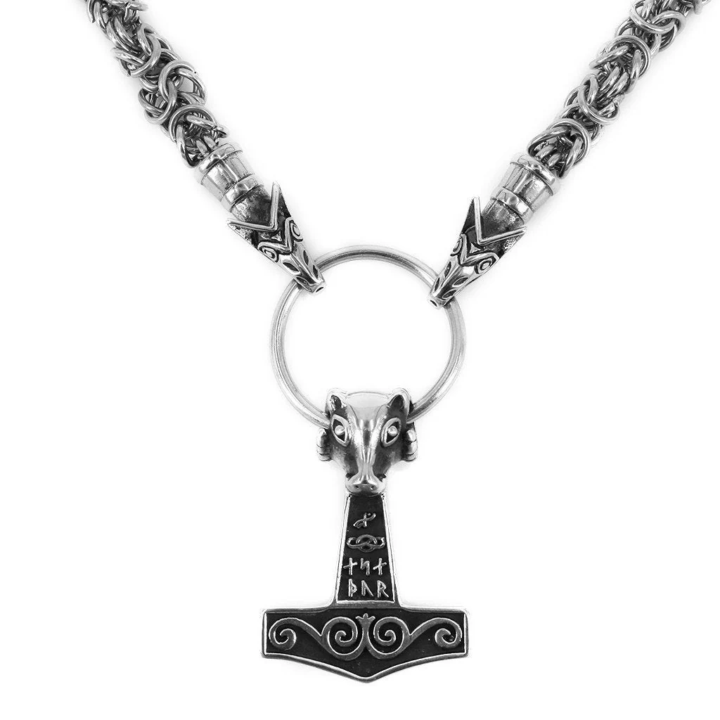 Wolf King Chain, Set 3, Stainless Steel - Image 2
