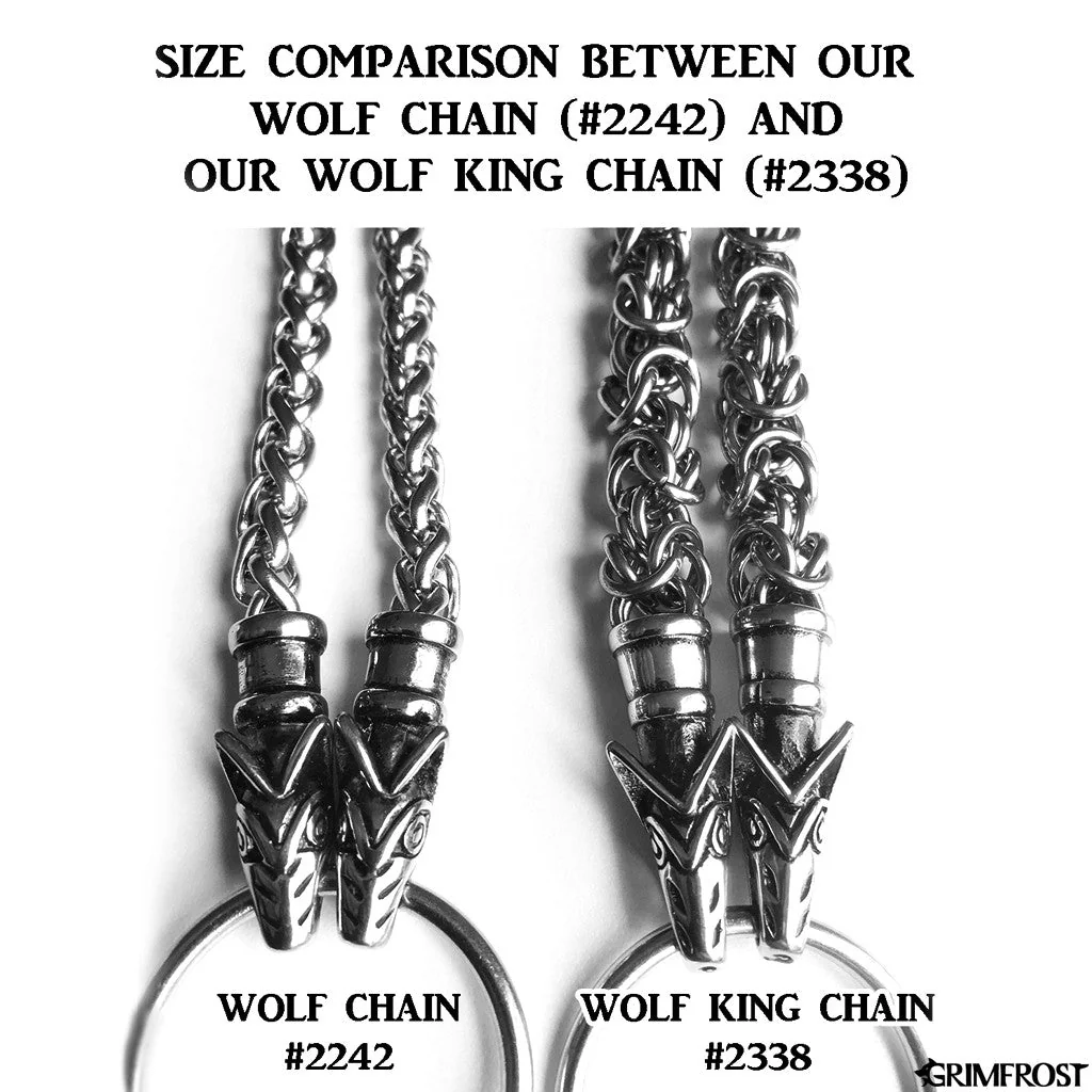 Wolf King Chain, Stainless Steel - Image 4