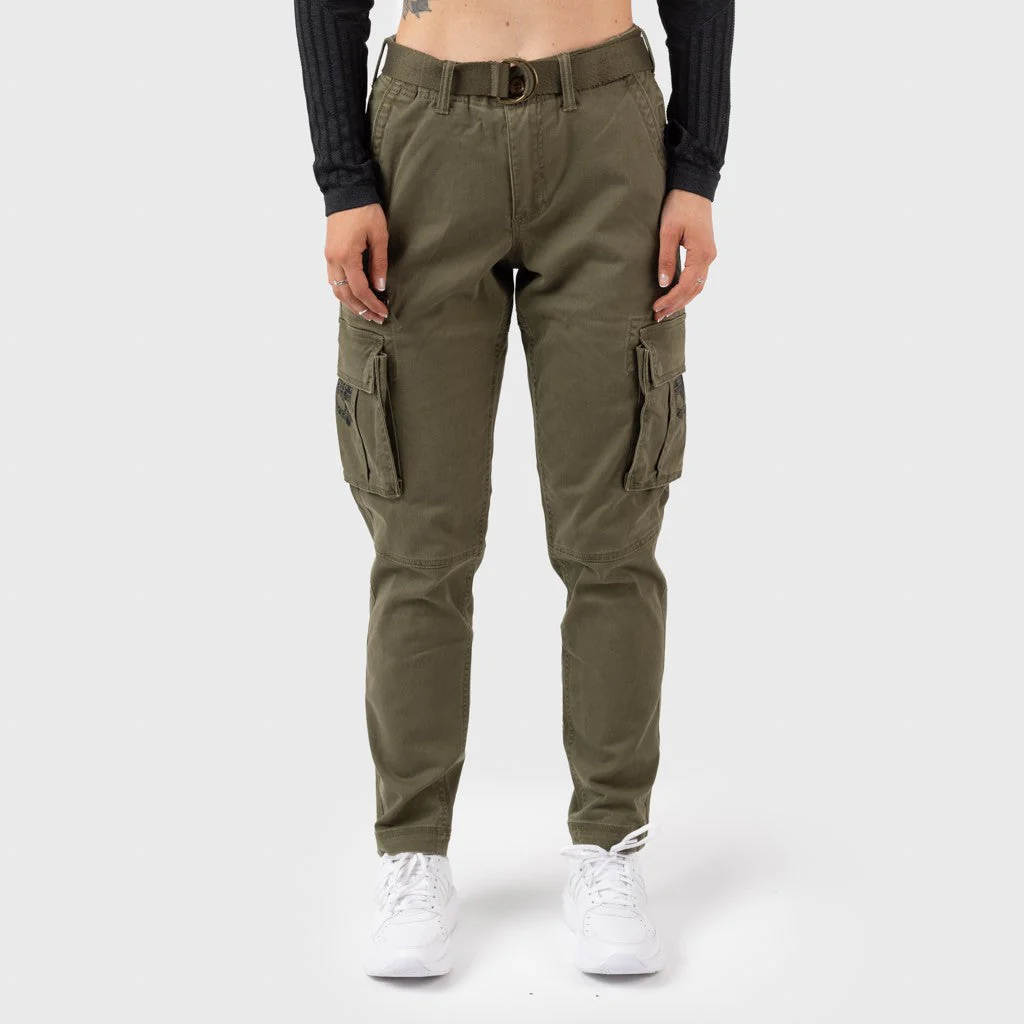 Women's Grimfrost Cargo Pants, Green - Image 4