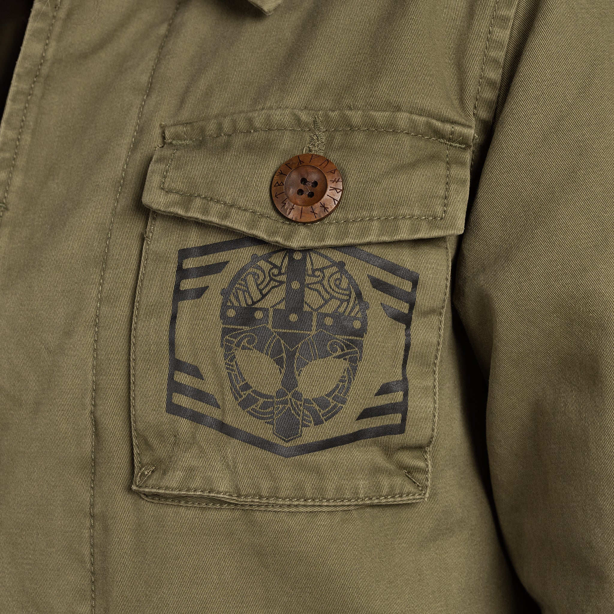 Women's Grimfrost's Field Jacket, Green - Image 8