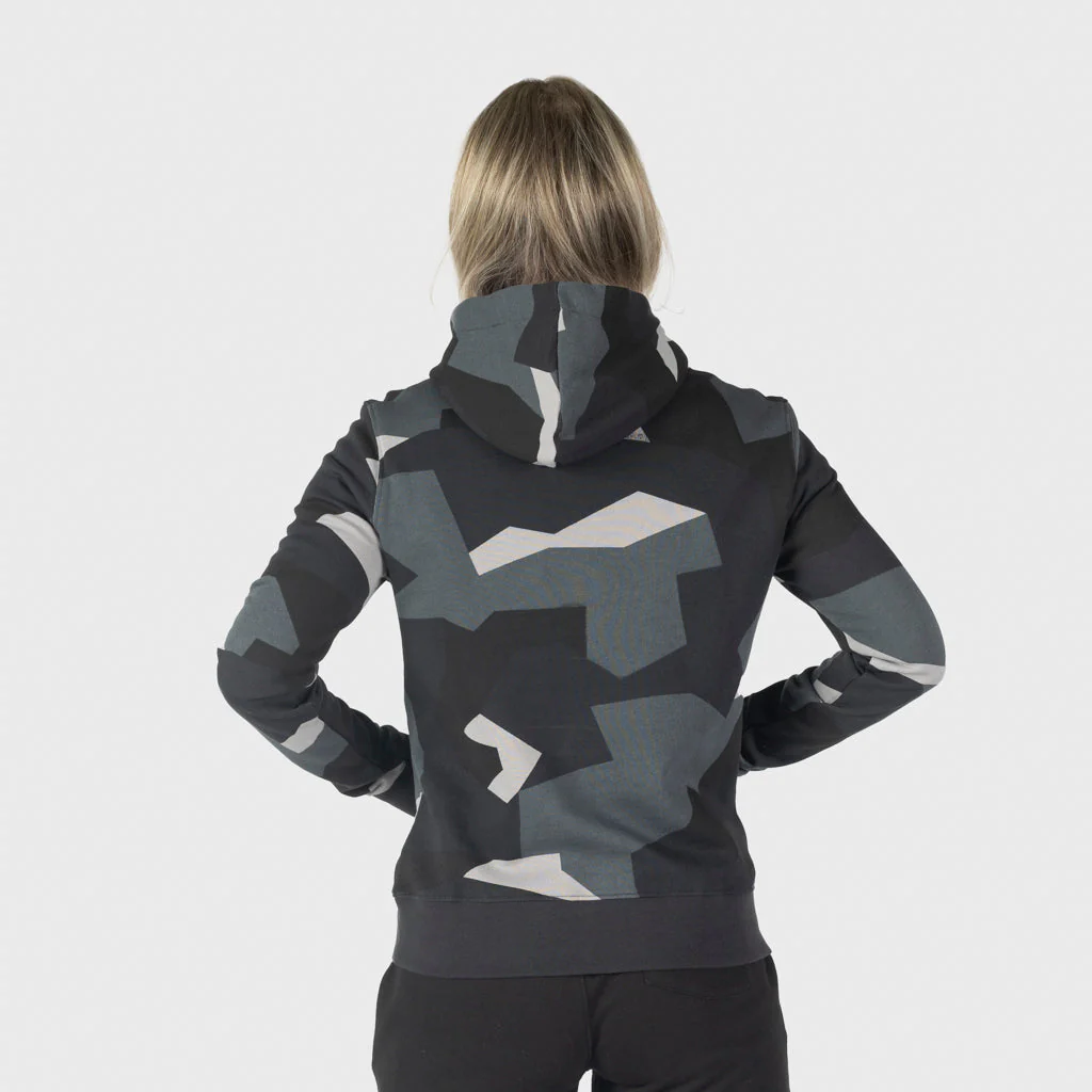 Women's Premium Hoodie, Grimfrost, M90 Grey Camo - Image 2