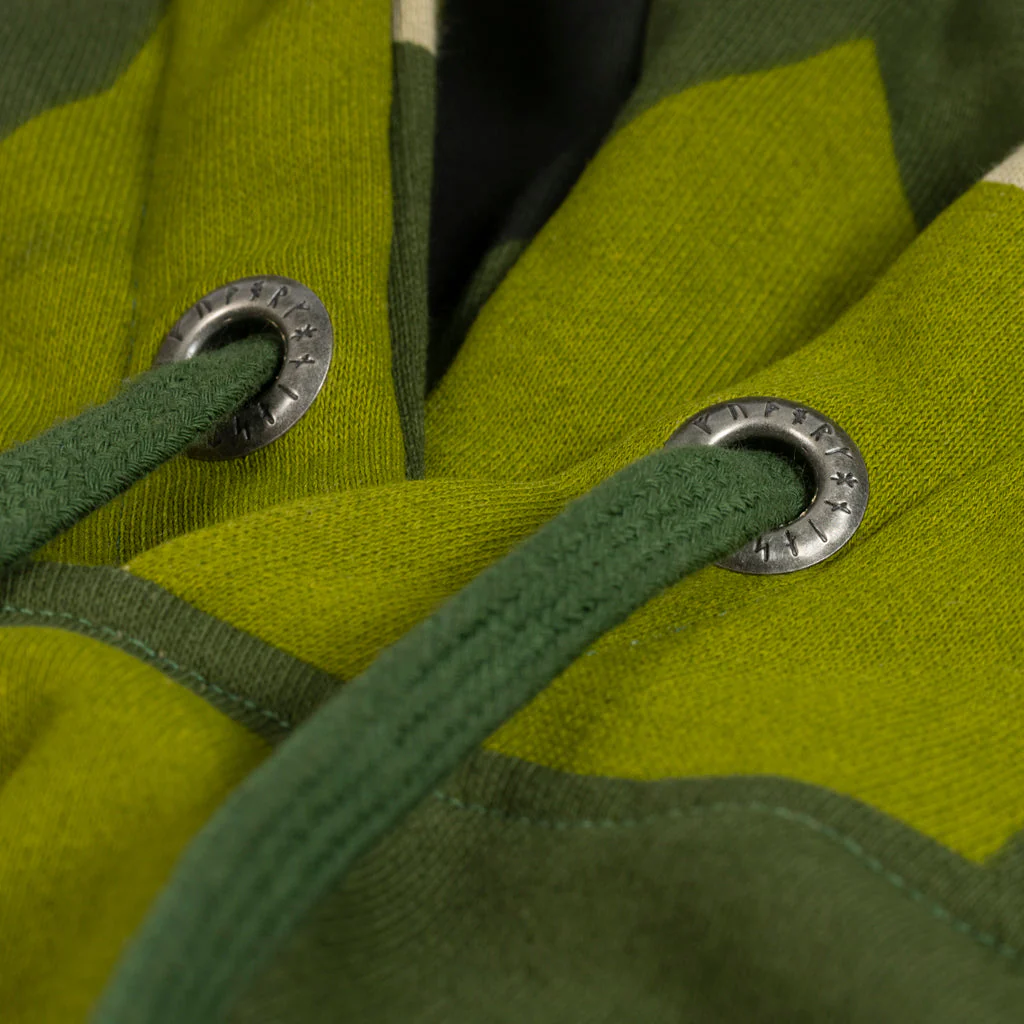 Women's Premium Hoodie, Shieldmaiden, M90 Green Camo - Image 4