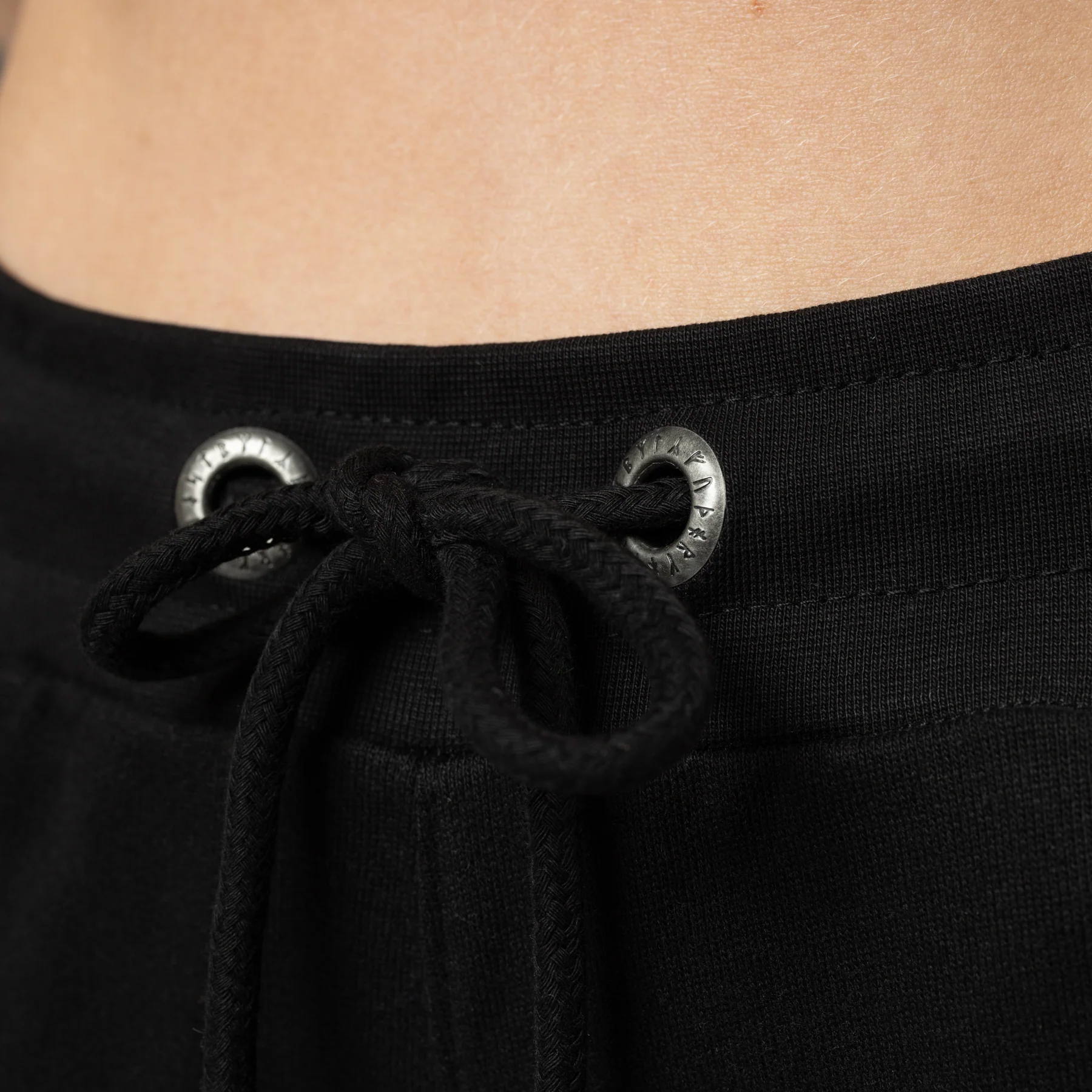 Women's Premium Sweatpants, Shieldmaiden, Black - Image 3