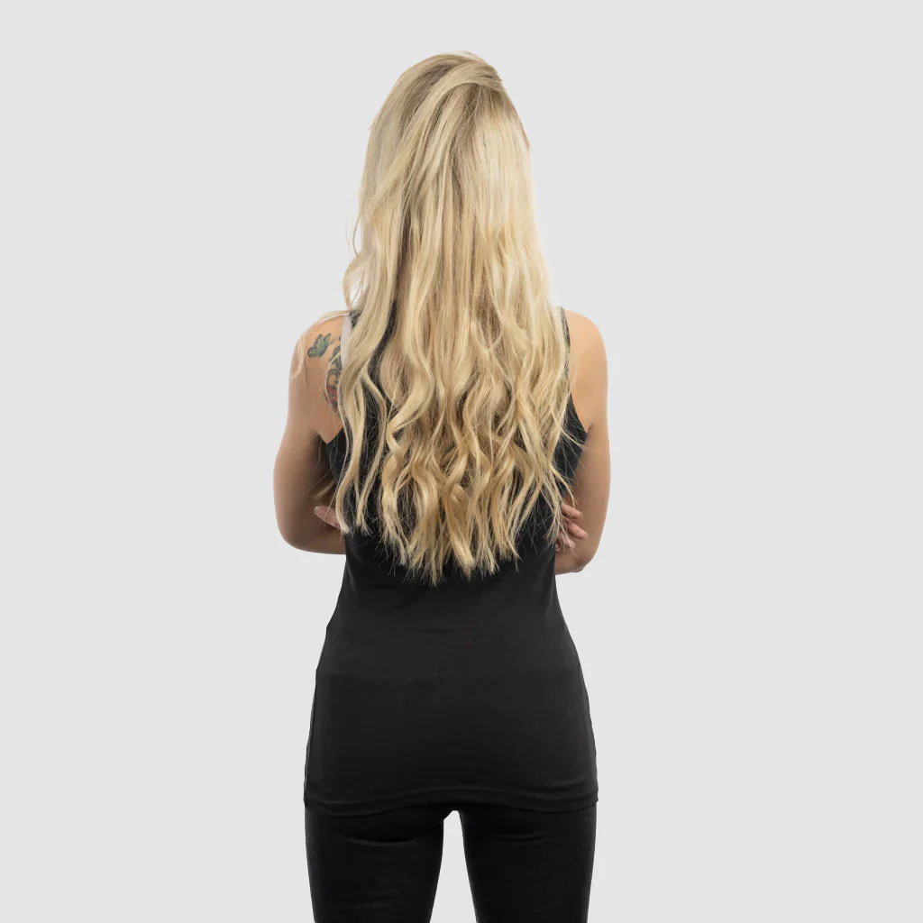 Women's Premium Tank Top, Clan Helmet, Black - Image 4