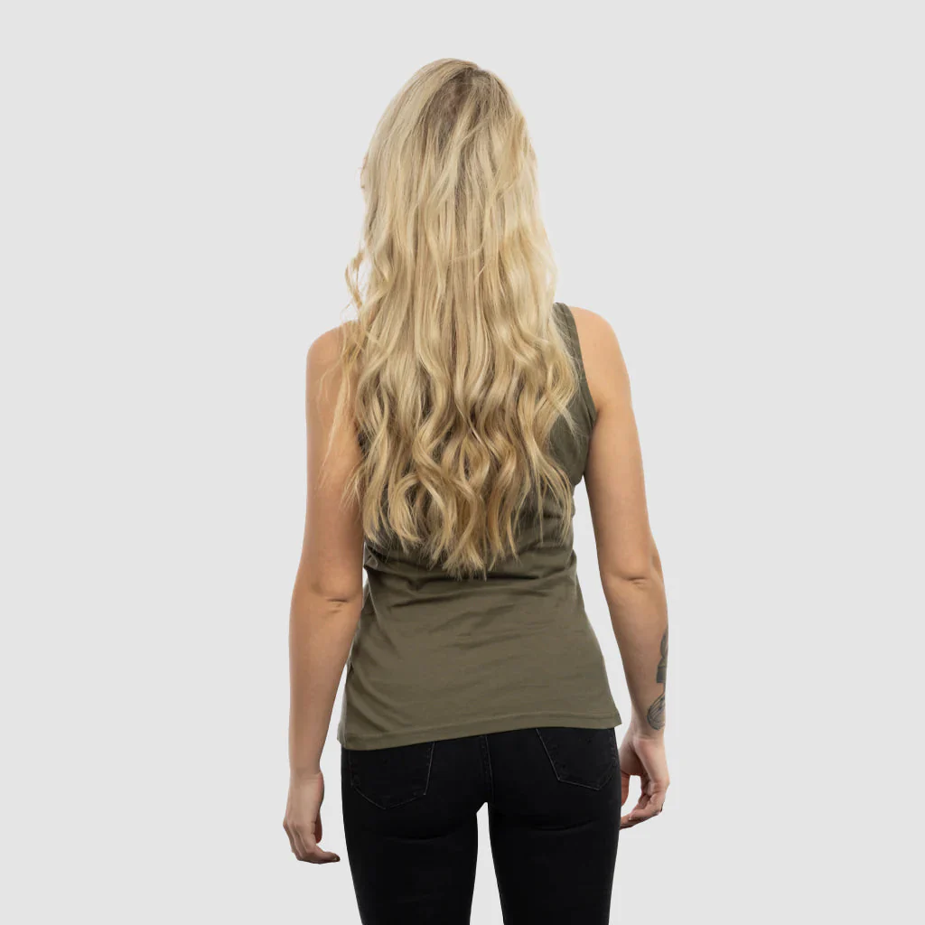 Women's Premium Tank Top, Grimfrost, Green - Image 3