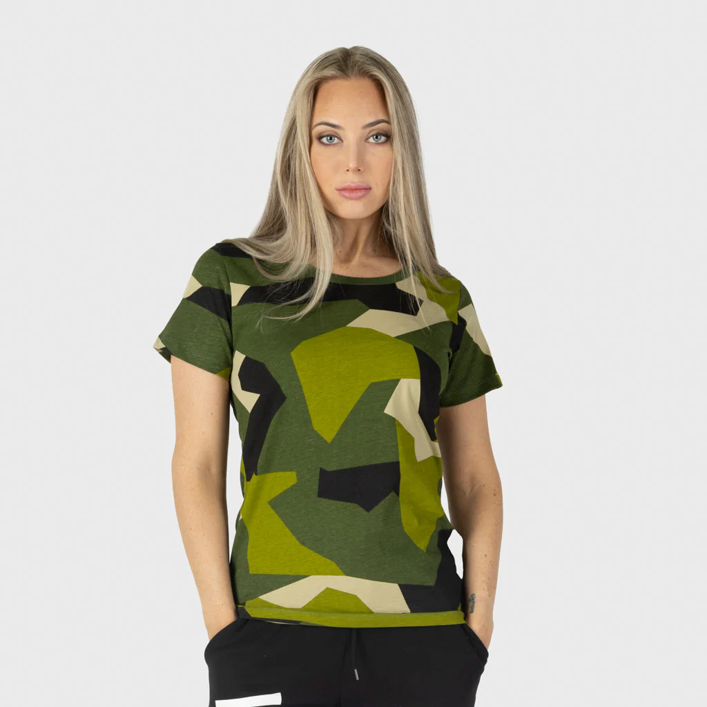 Women's Premium T-shirt, Grimfrost, M90 Green Camo