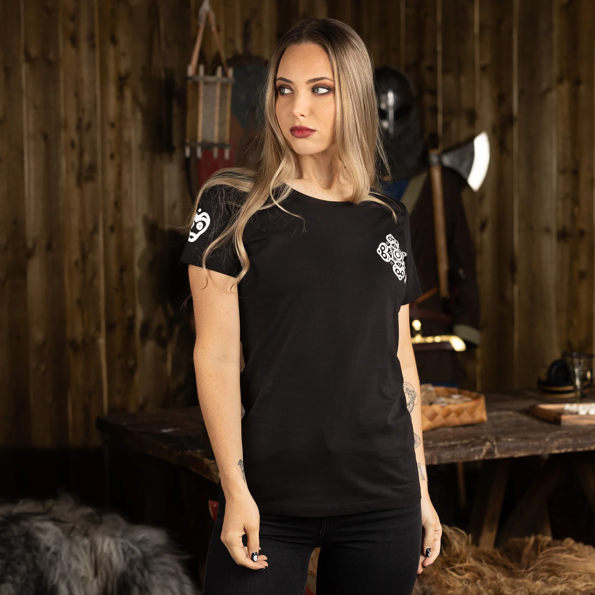 Women's Premium T-shirt, Varby, Black