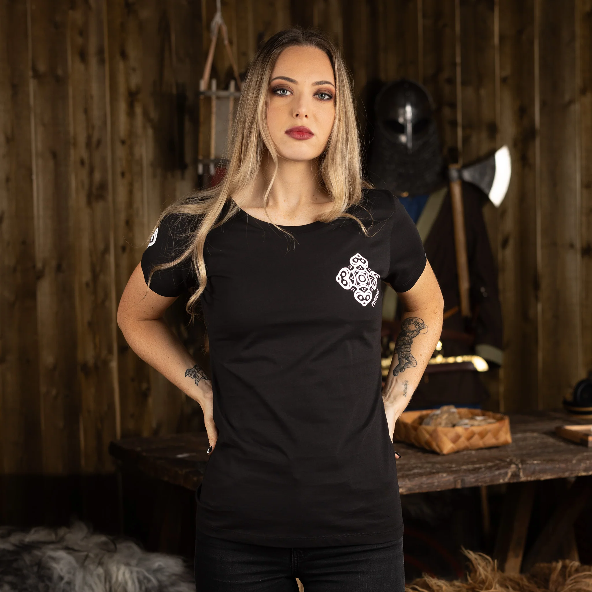 Women's Premium T-shirt, Varby, Black - Image 3