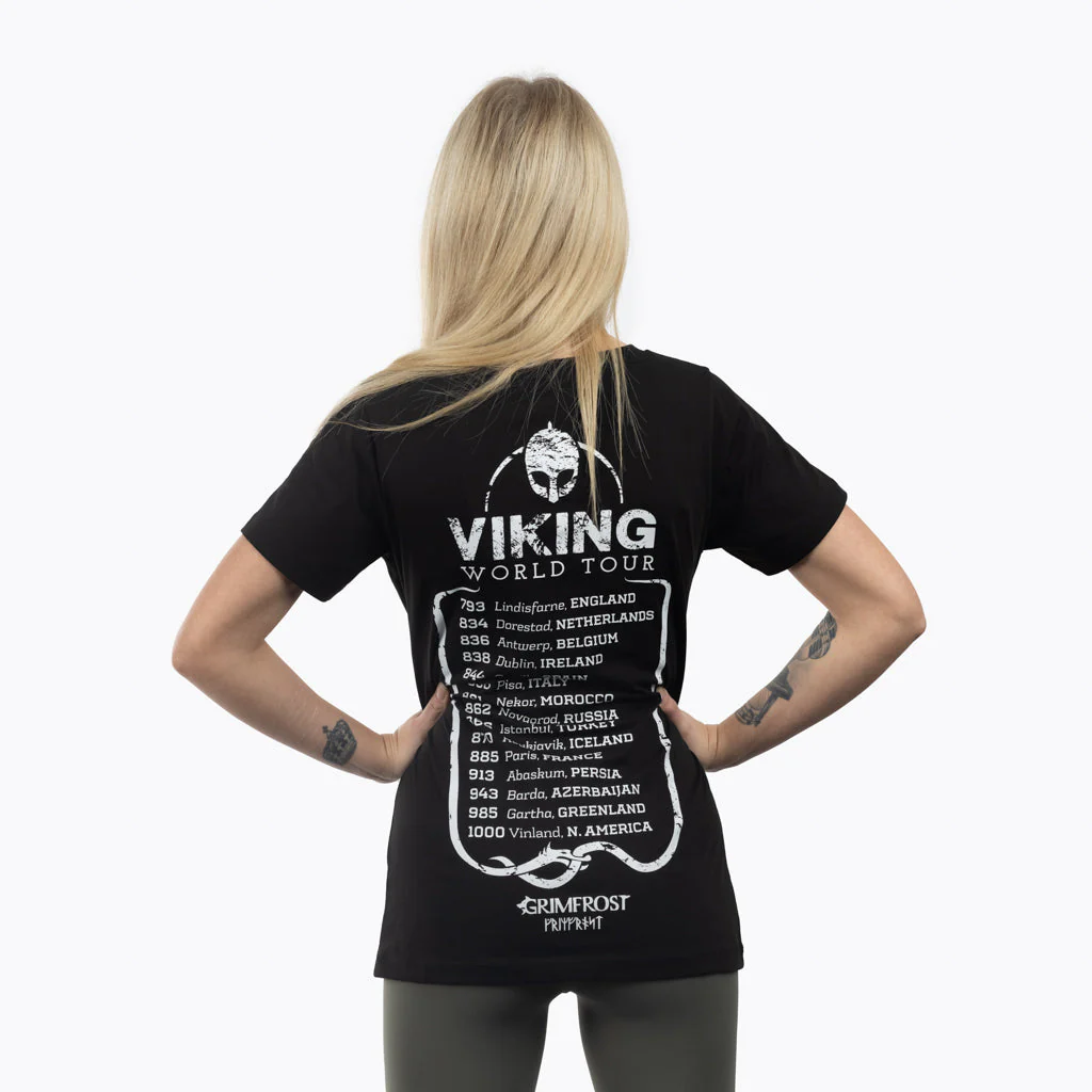 Women's Premium T-shirt, World Tour, Black