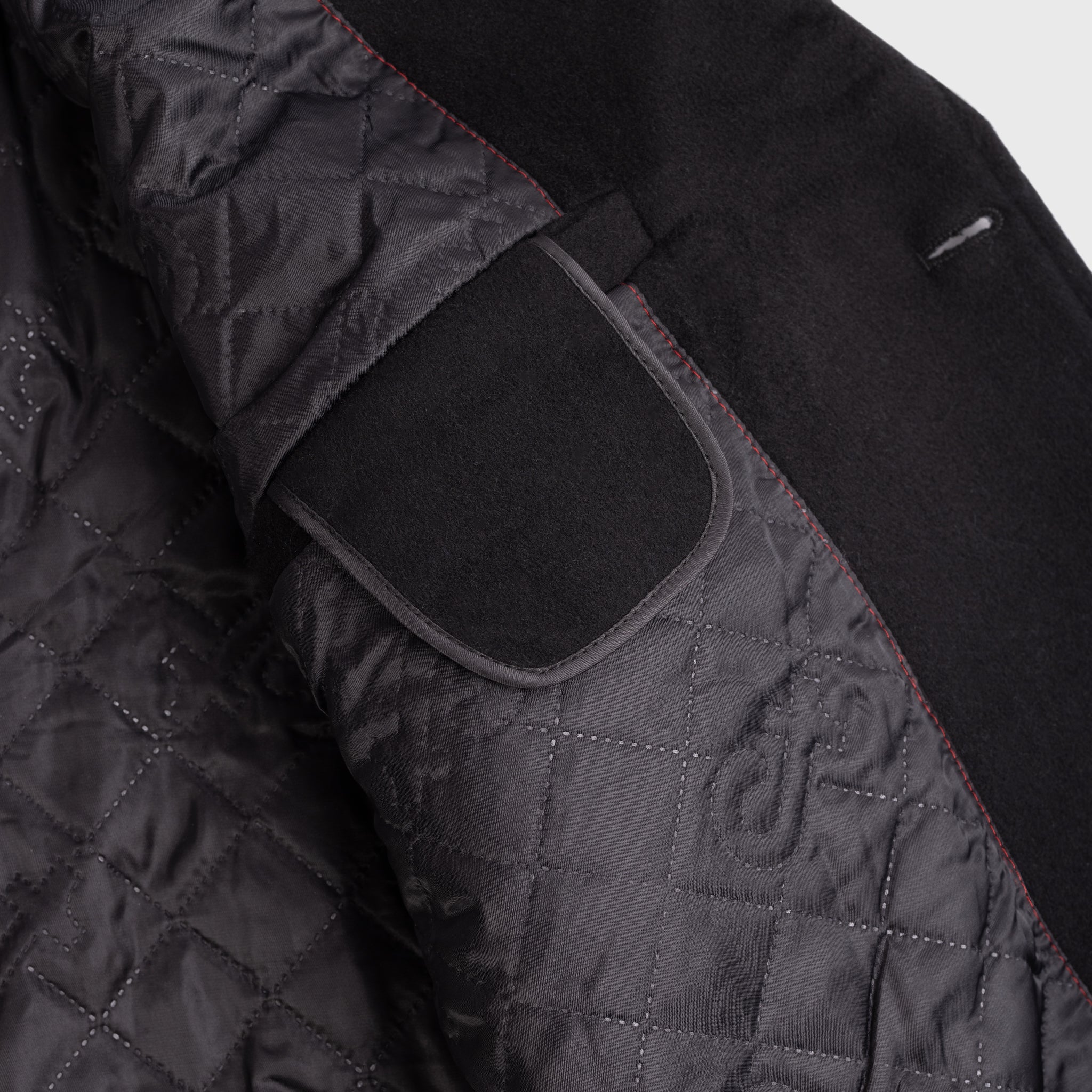 Wool Coat, Black - Image 6