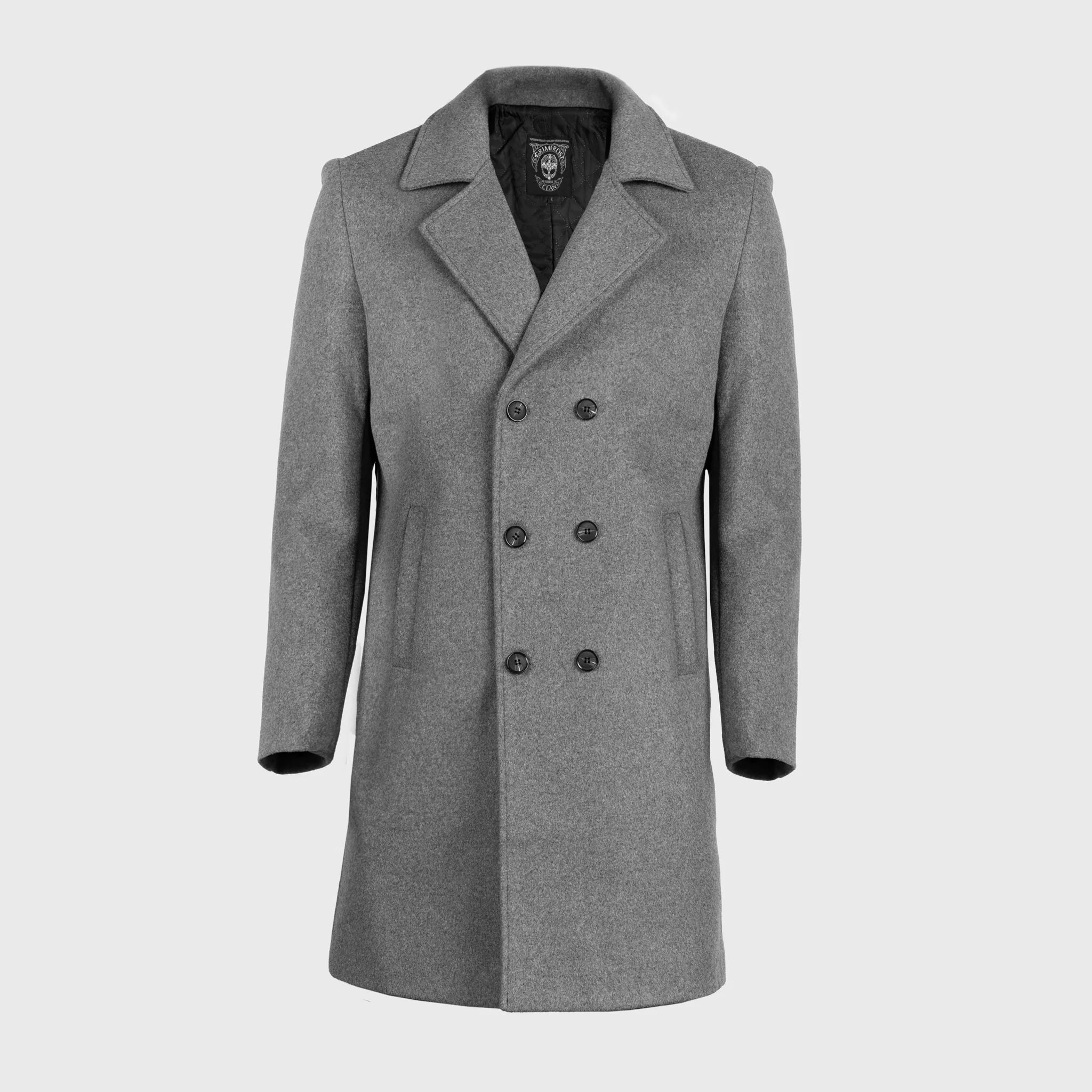 Wool Coat, Grey - Image 2