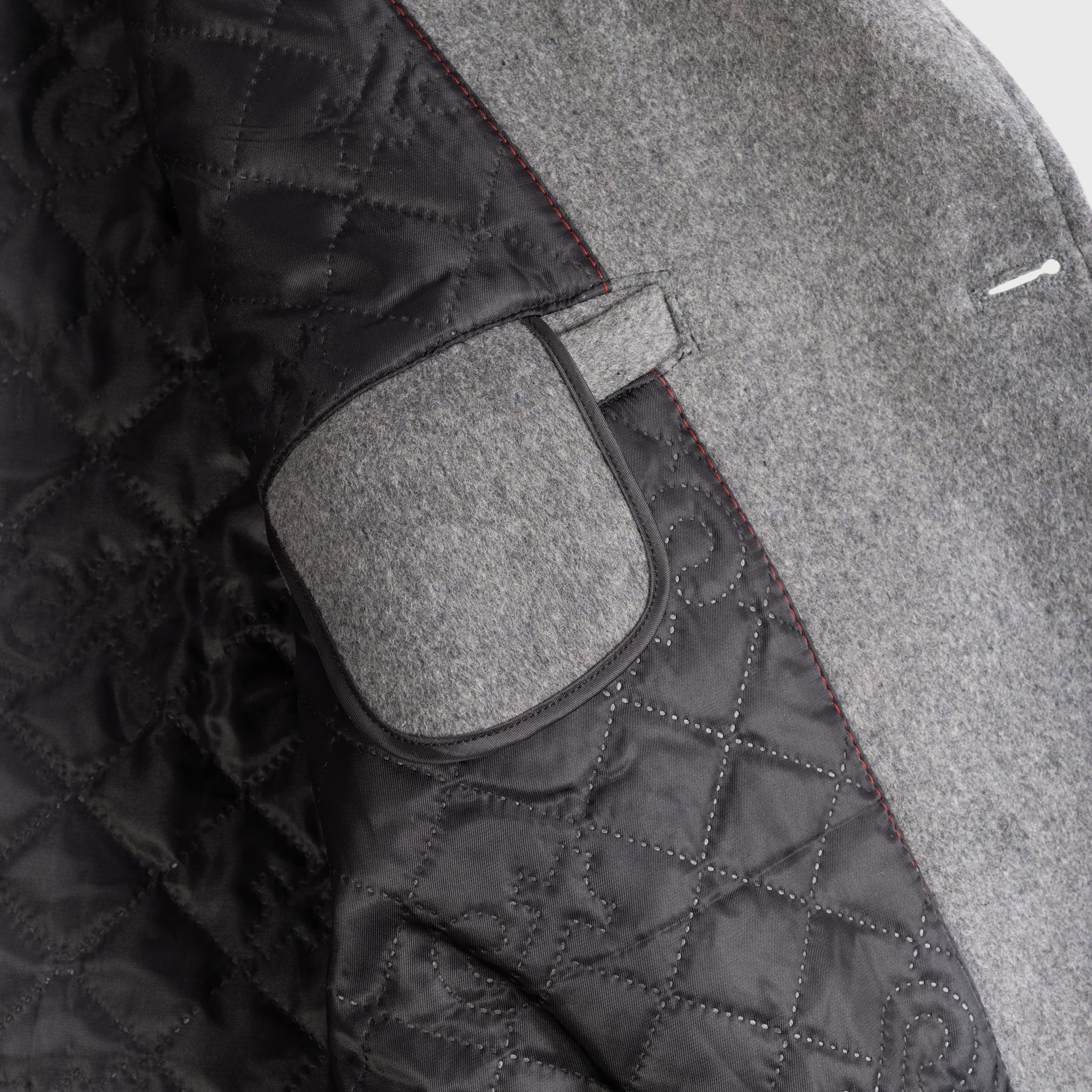 Wool Coat, Grey - Image 5