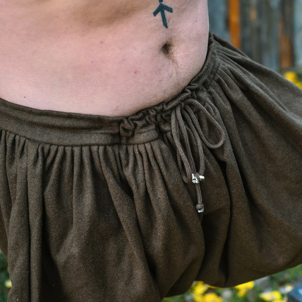Wool High Breeches, Brown - Image 3