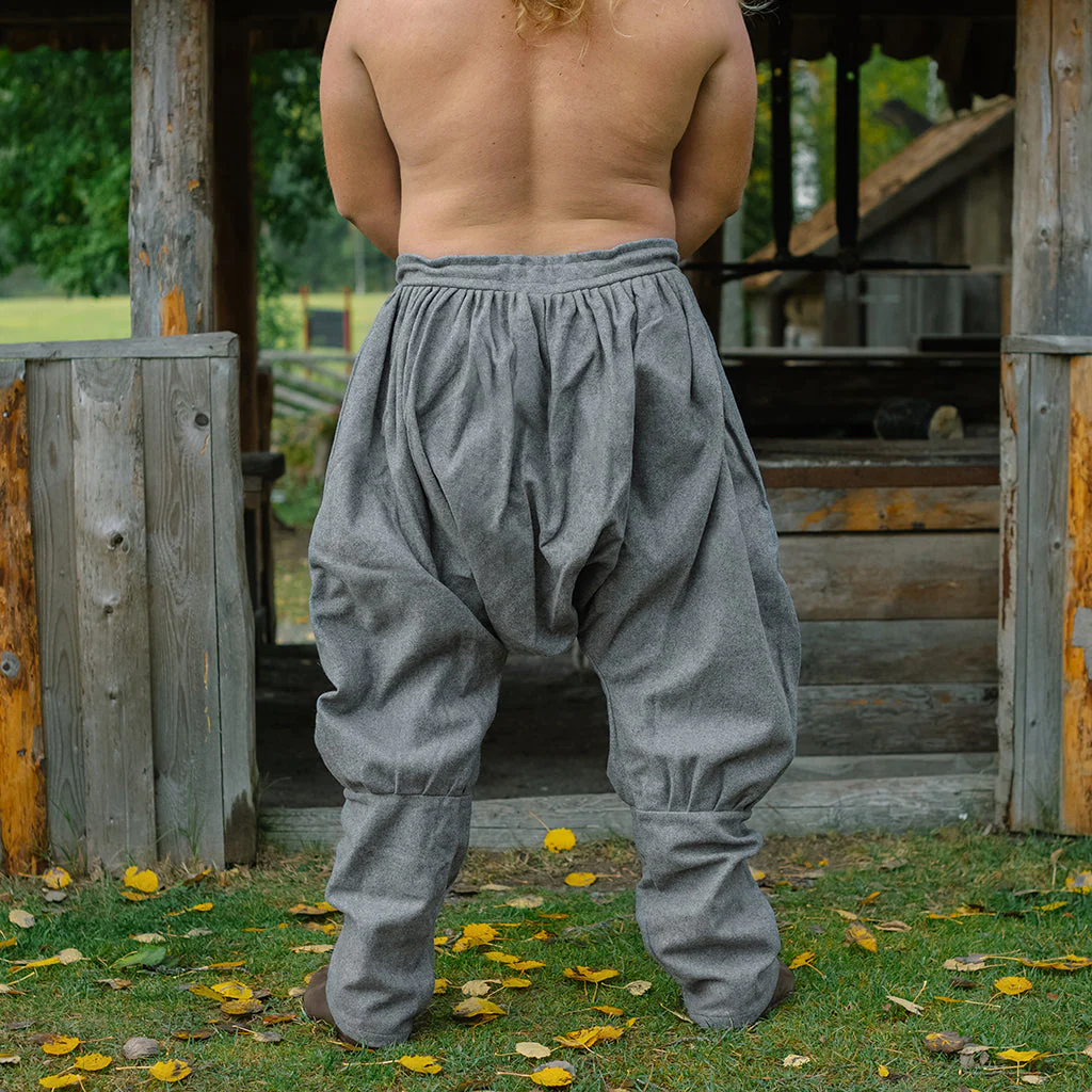 Wool High Breeches, Grey - Image 3
