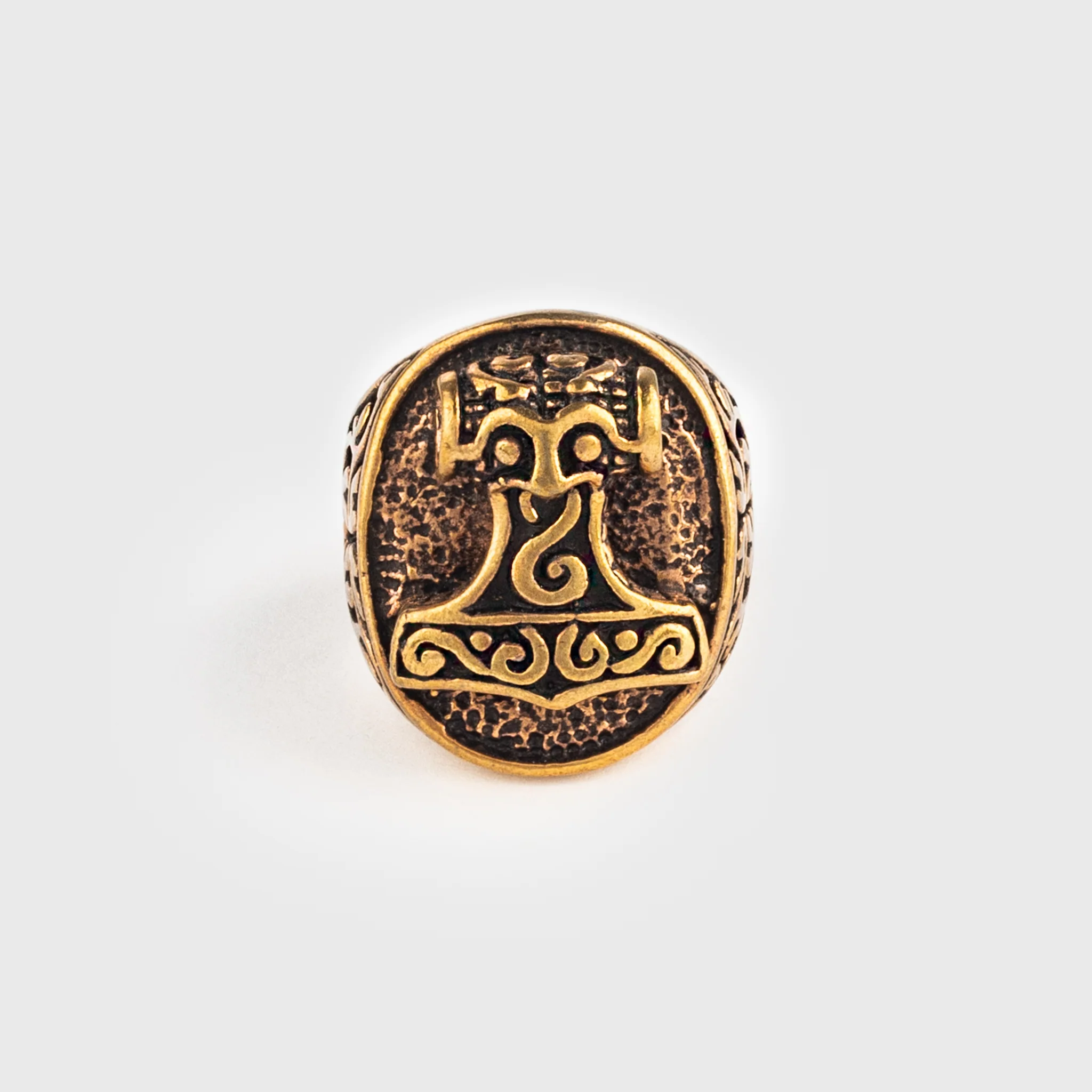 XL Mjolnir Ring, Bronze - Image 4