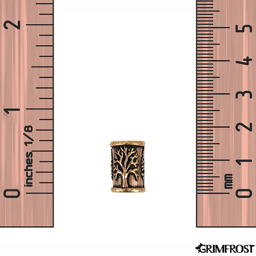 Yggdrasil Beard Ring, Bronze - Image 3